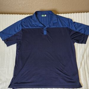 Hogan Dual-Tone Blue Polo Shirt